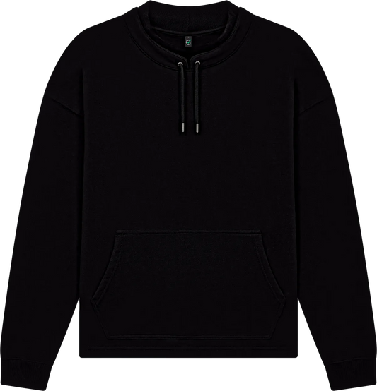 EP305-BL3 - Earth Positive® Mock Neck Sweatshirt - Black