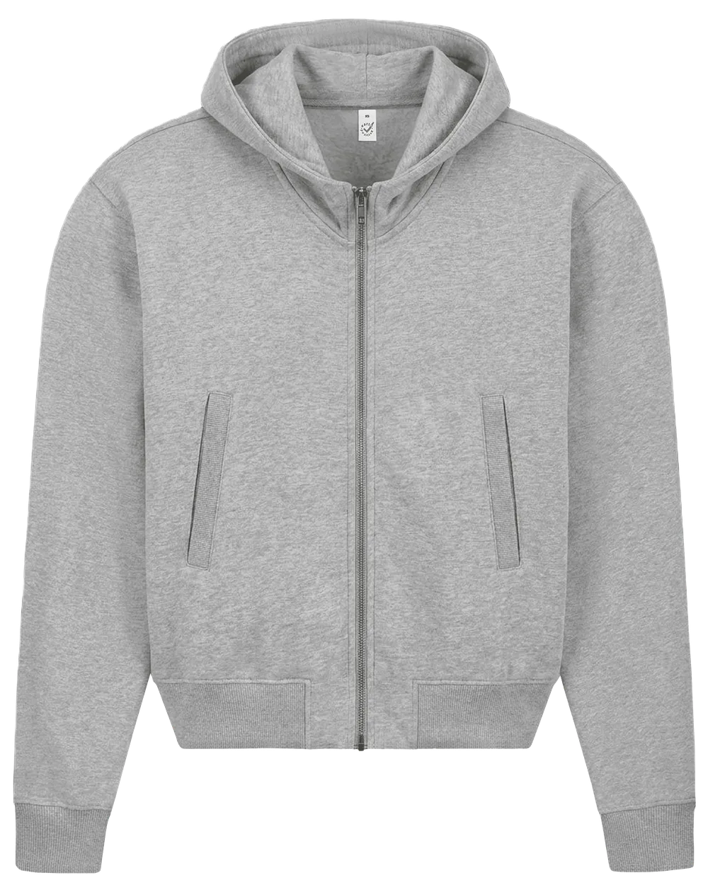 EP306-LHE3 - Bomber Jacket Hoodie - Light Heather