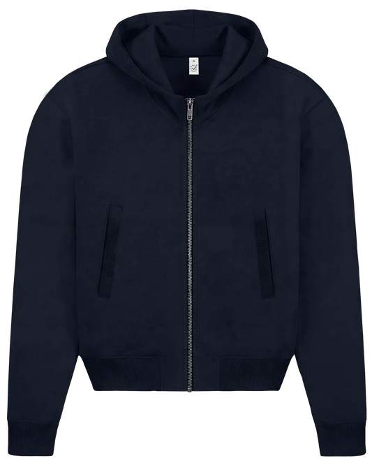 EP306-NA1 - Bomber Jacket Hoodie - Dark Navy