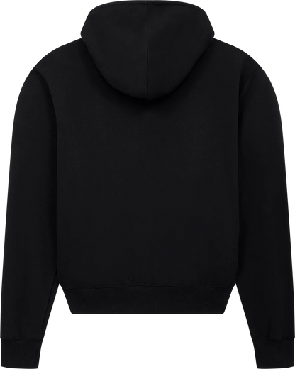 EP306-BL1 - Earth Positive® Bomber Jacket Hoodie - Black