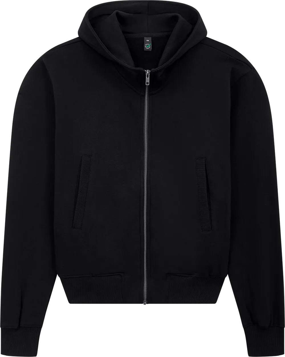 EP306-BL1 - Bomber Jacket Hoodie - Black
