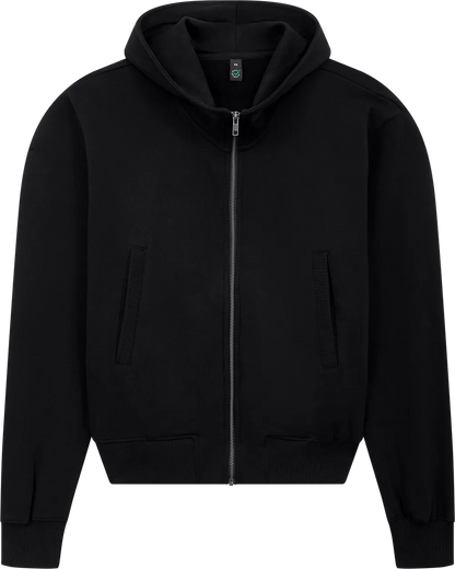EP306-BL1 - Bomber Jacket Hoodie - Black