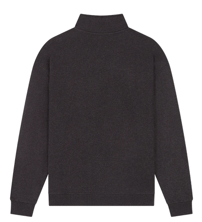 EP307-BLHE2 - 1/4 Zip Sweatshirt - Black Heather