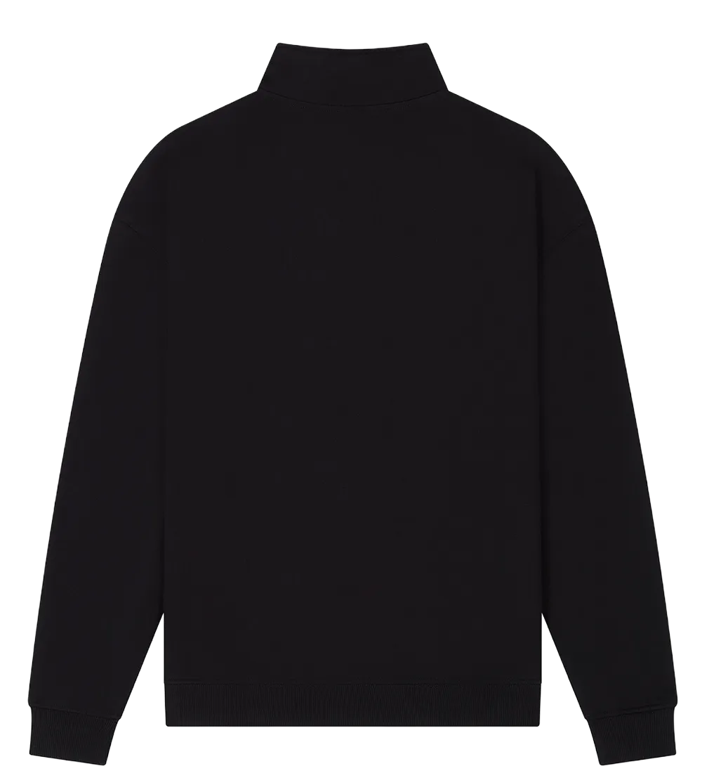 EP307-BL6 - 1/4 Zip Sweatshirt - Black