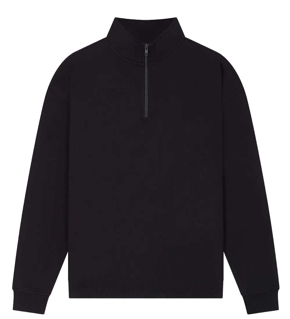 EP307-BL5 - 1/4 Zip Sweatshirt - Black
