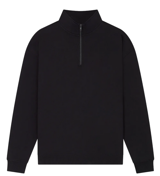 EP307-BL2 - 1/4 Zip Sweatshirt - Black