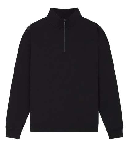 EP307-BL6 - 1/4 Zip Sweatshirt - Black