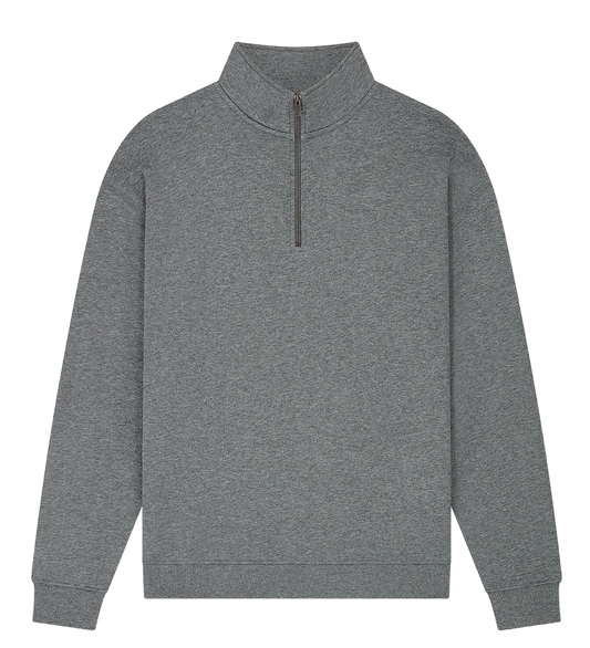 EP307-DHE0 - 1/4 Zip Sweatshirt - Dark Heather