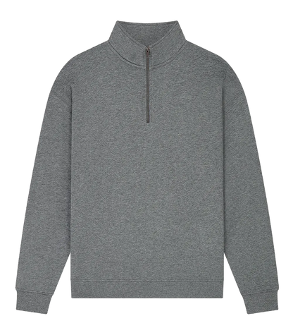 EP307-DHE1 - 1/4 Zip Sweatshirt - Dark Heather