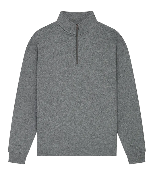 EP307-DHE1 - 1/4 Zip Sweatshirt - Dark Heather