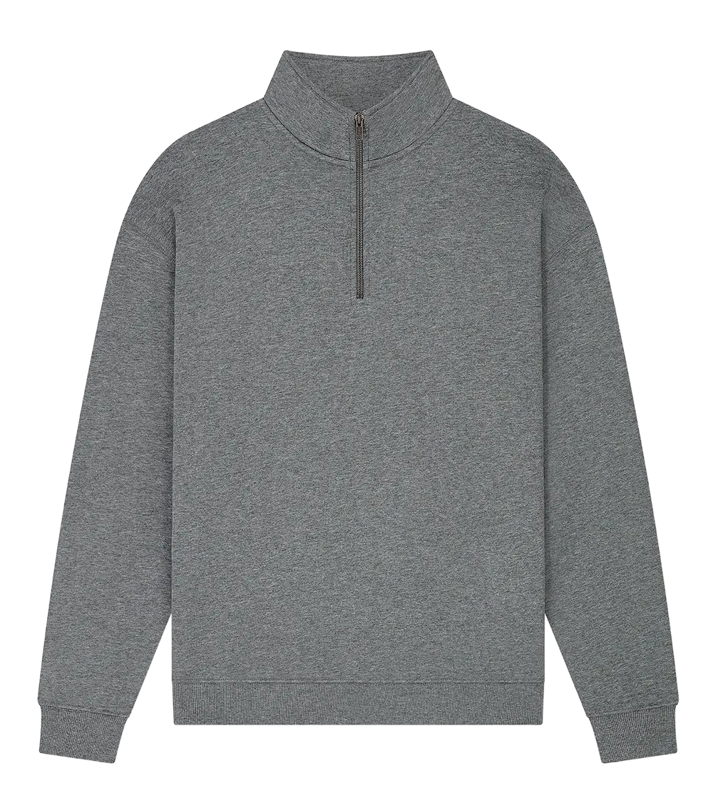 EP307-DHE6 - 1/4 Zip Sweatshirt - Dark Heather