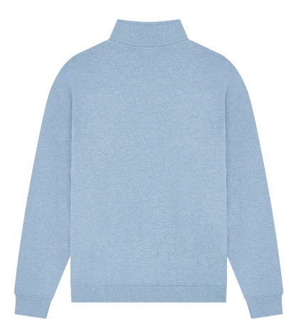 EP307-LBHE3 - 1/4 Zip Sweatshirt - Light Blue Heather