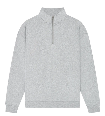 EP307-LHE4 - 1/4 Zip Sweatshirt - Light Heather