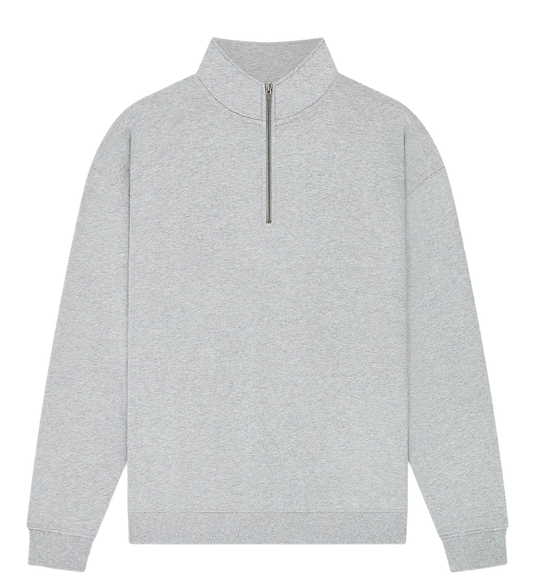 EP307-LHE1 - 1/4 Zip Sweatshirt - Light Heather
