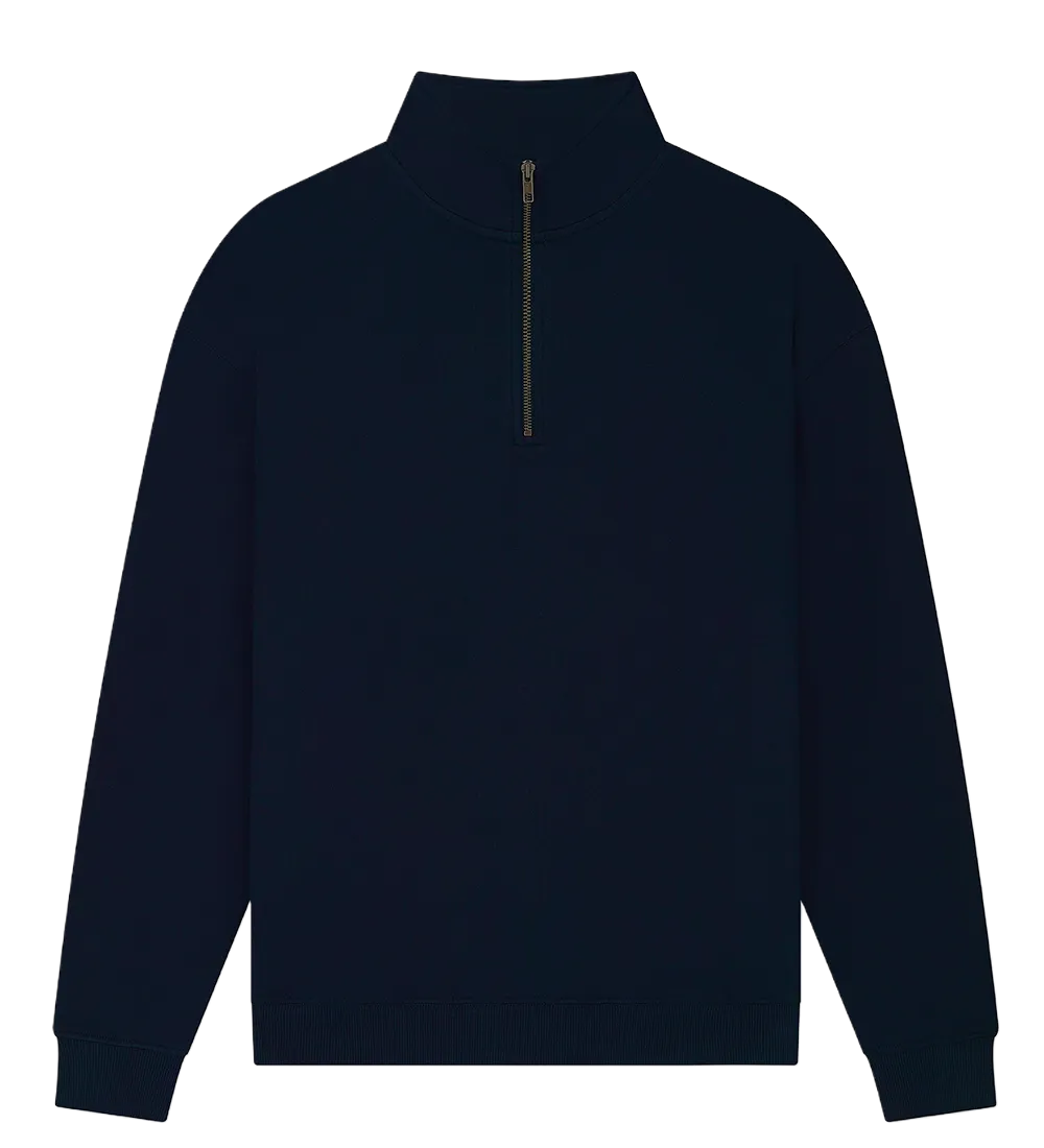 EP307-NA3 - 1/4 Zip Sweatshirt - Dark Navy