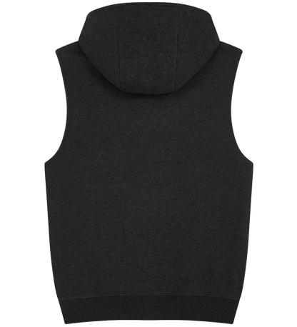 EP309-BLHE2 - Sleeveless Full Zip Hoodie - Black Heather