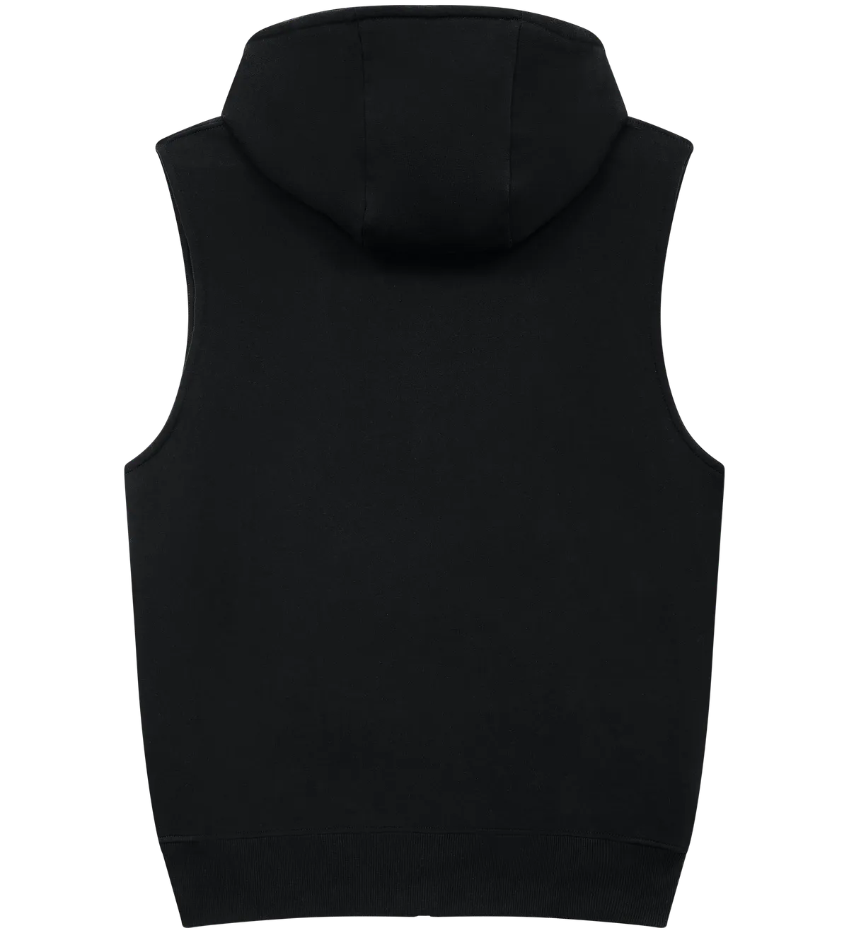 EP309-BL2 - Sleeveless Full Zip Hoodie - Black