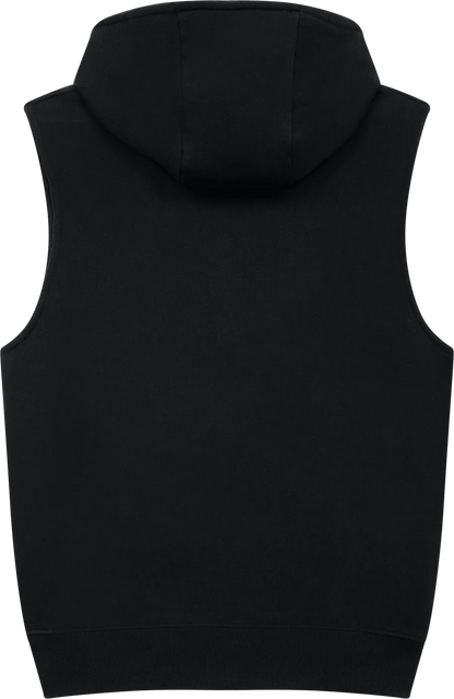 EP309-BL4 - Earth Positive® Sleeveless Full Zip Hoodie - Black