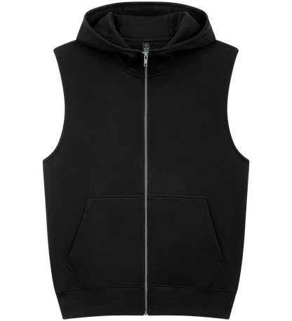 EP309-BL2 - Sleeveless Full Zip Hoodie - Black