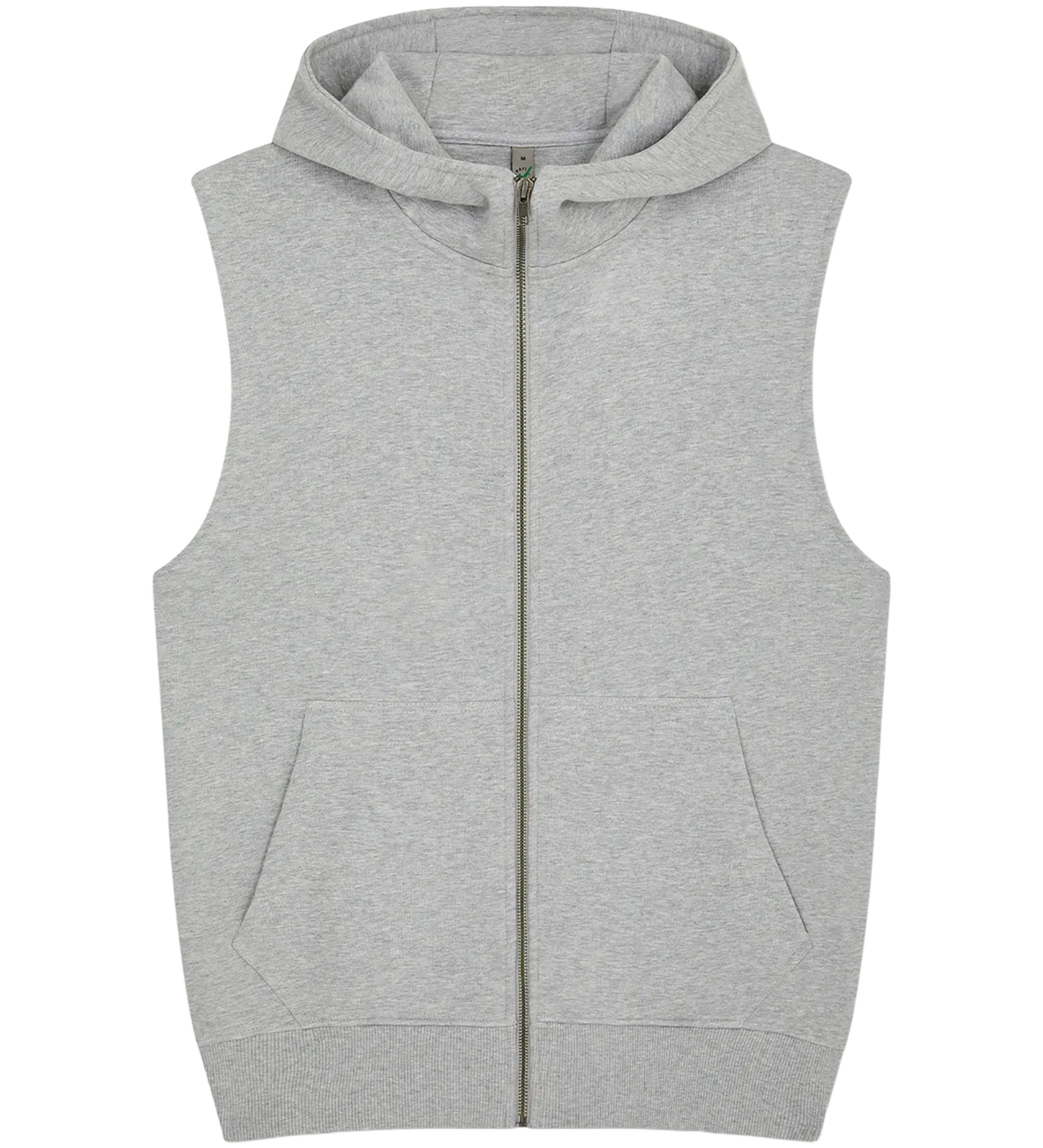 EP309-LHE0 - Sleeveless Full Zip Hoodie - Light Heather