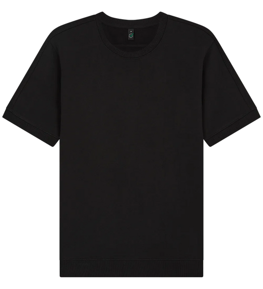 EP312-BL1 - Short Sleeve Sweatshirt - Black