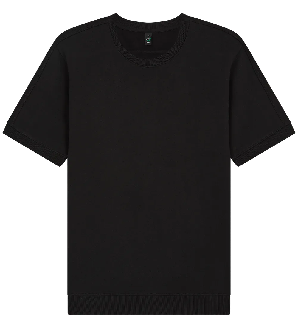 EP312-BL3 - Short Sleeve Sweatshirt - Black