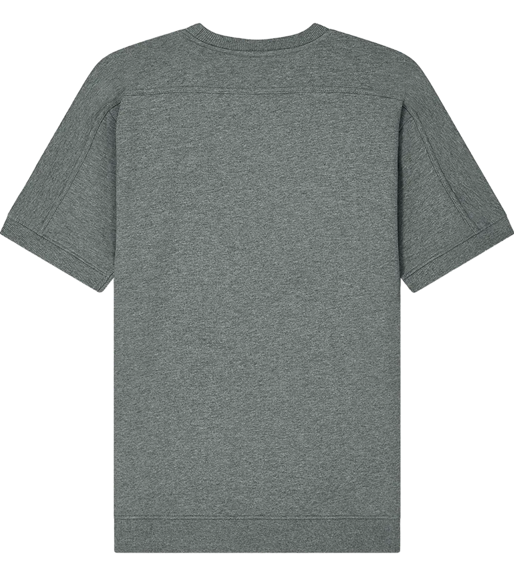 EP312-DHE3 - Short Sleeve Sweatshirt - Dark Heather