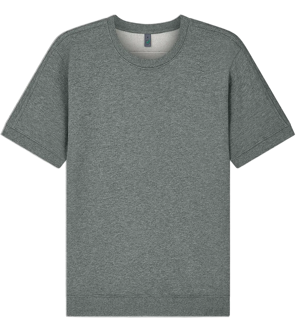 EP312-DHE1 - Short Sleeve Sweatshirt - Dark Heather