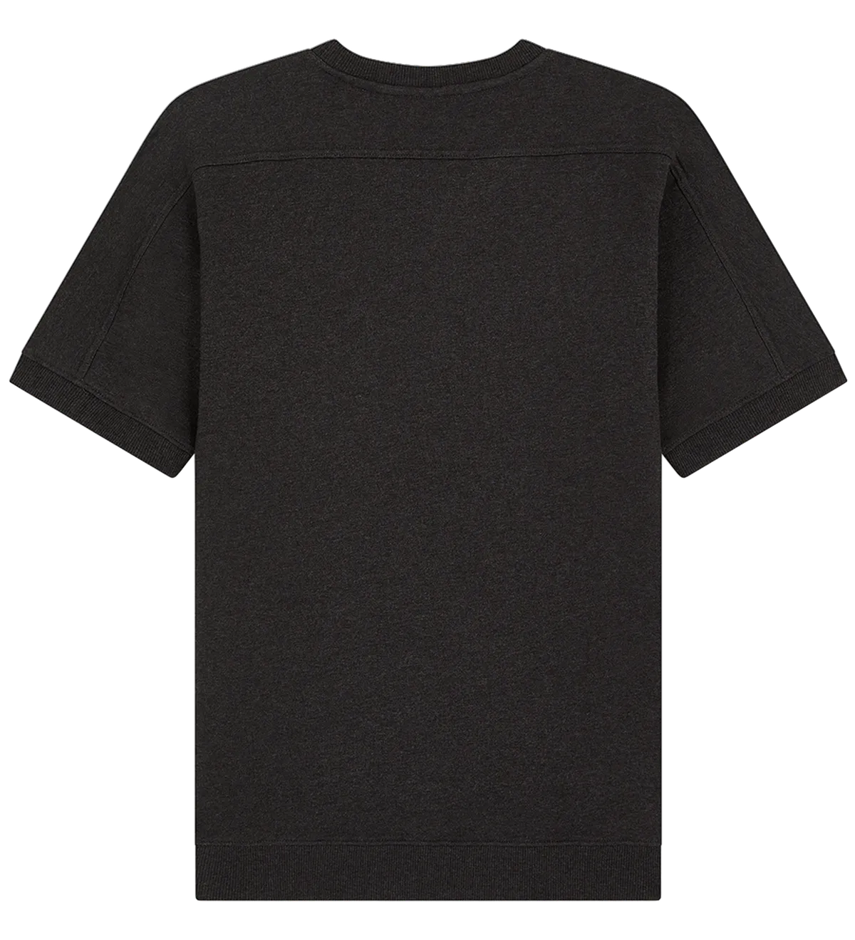 EP312-BLHE6 - Short Sleeve Sweatshirt - Black Heather