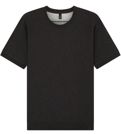 EP312-BLHE4 - Short Sleeve Sweatshirt - Black Heather