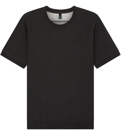EP312-BLHE3 - Short Sleeve Sweatshirt - Black Heather