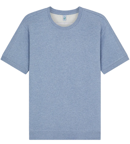 EP312-LBHE2 - Short Sleeve Sweatshirt - Light Blue Heather