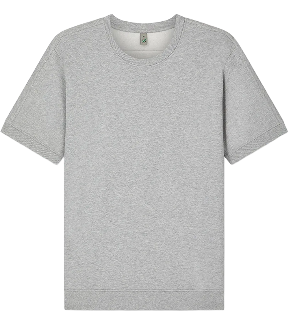EP312-LHE2 - Short Sleeve Sweatshirt - Light Heather