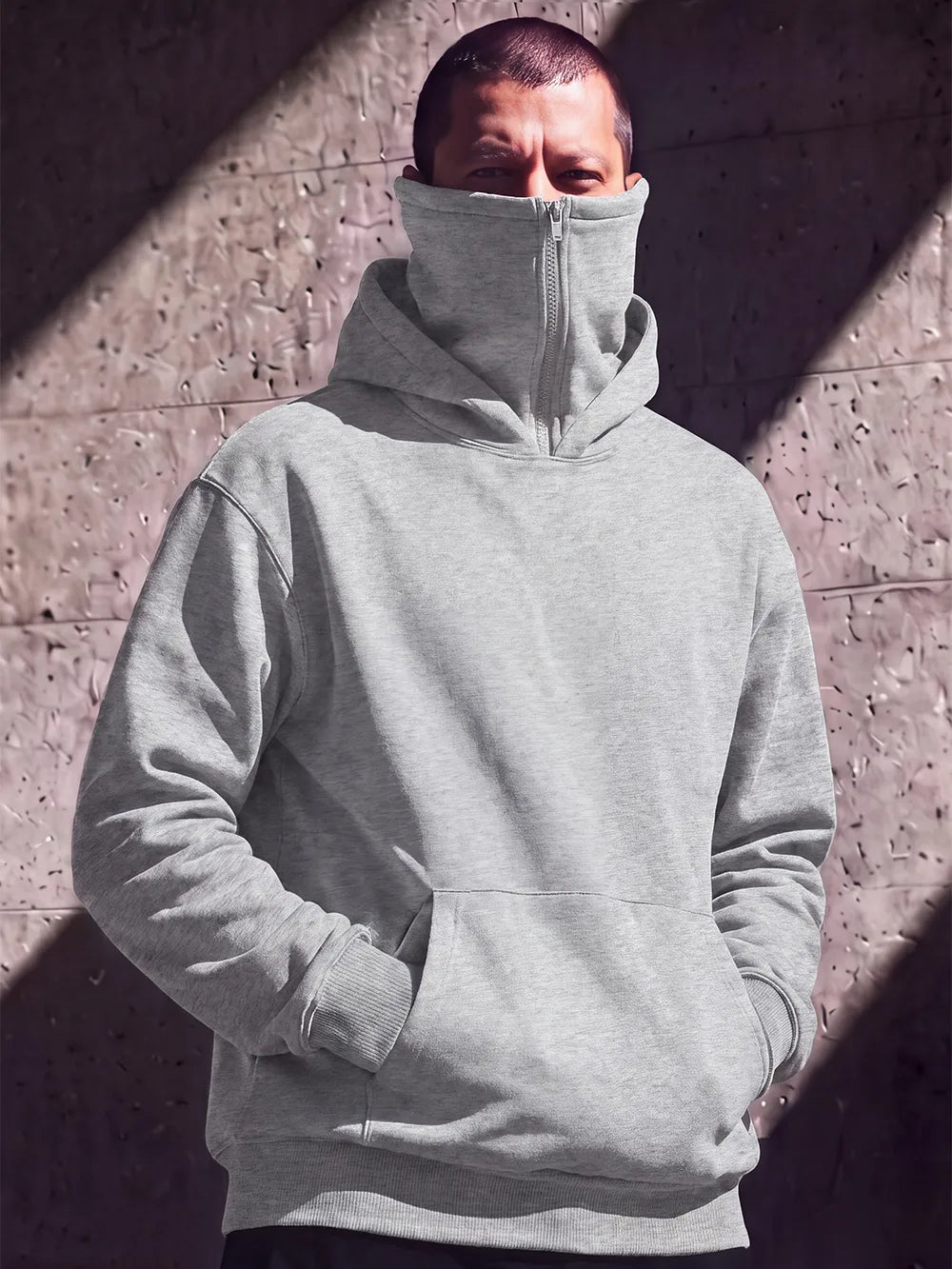 EP313 - Super High Neck Hoodie