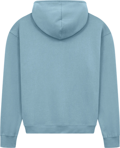 EP314-SUBD3 - Women's Half Zip Hoodie - Sueded Blue Dusk