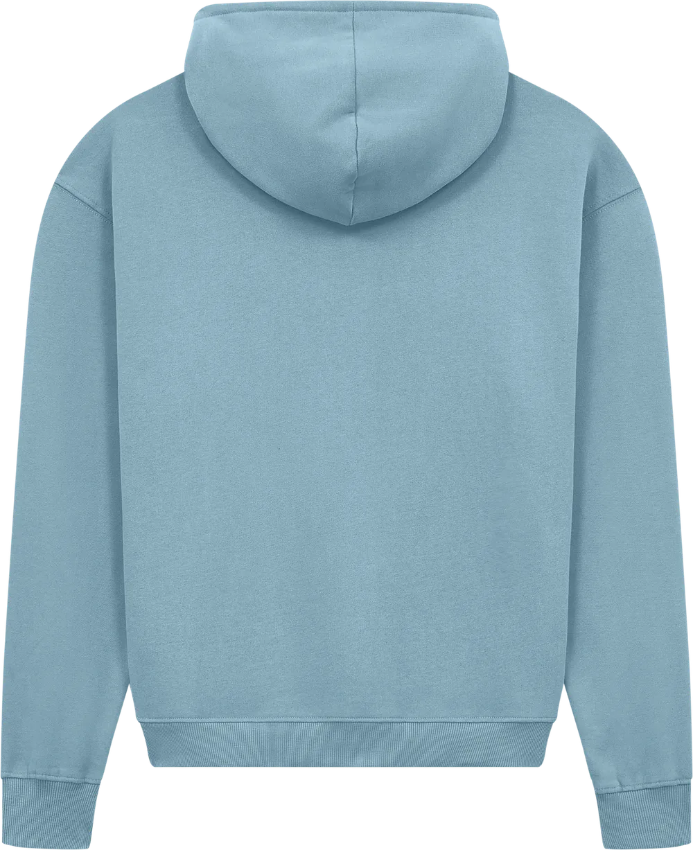 EP314-SUBD5 - Women's Half Zip Hoodie - Sueded Blue Dusk