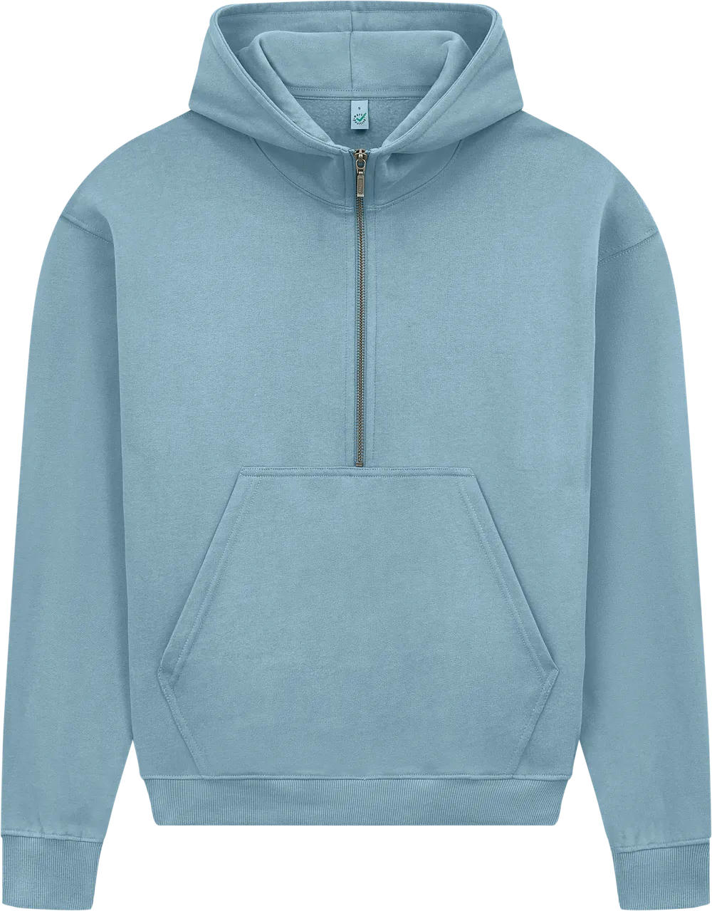 EP314-SUBD5 - Women's Half Zip Hoodie - Sueded Blue Dusk