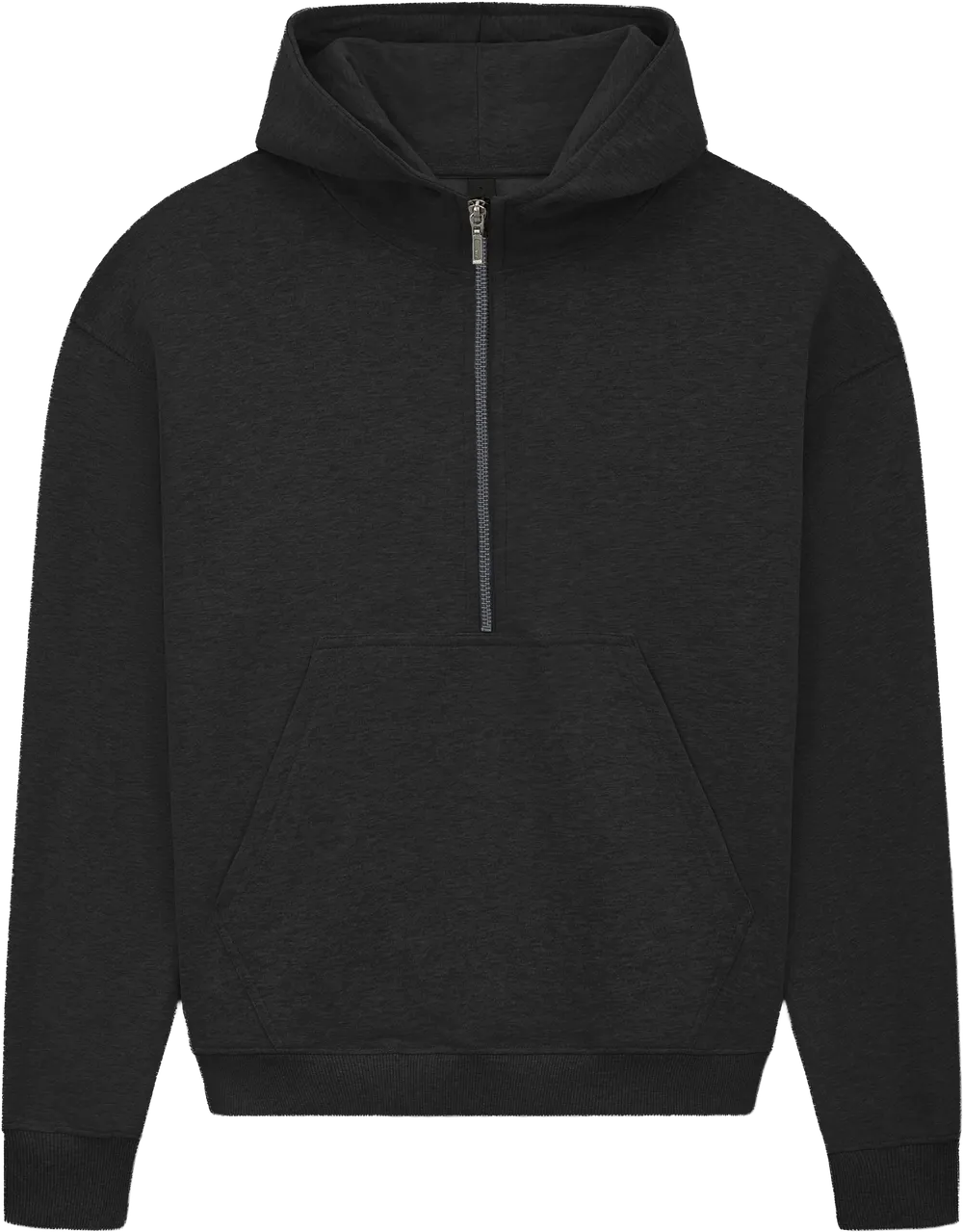 EP314-SUBLHE4 - Women's Half Zip Hoodie - Sueded Black Heather