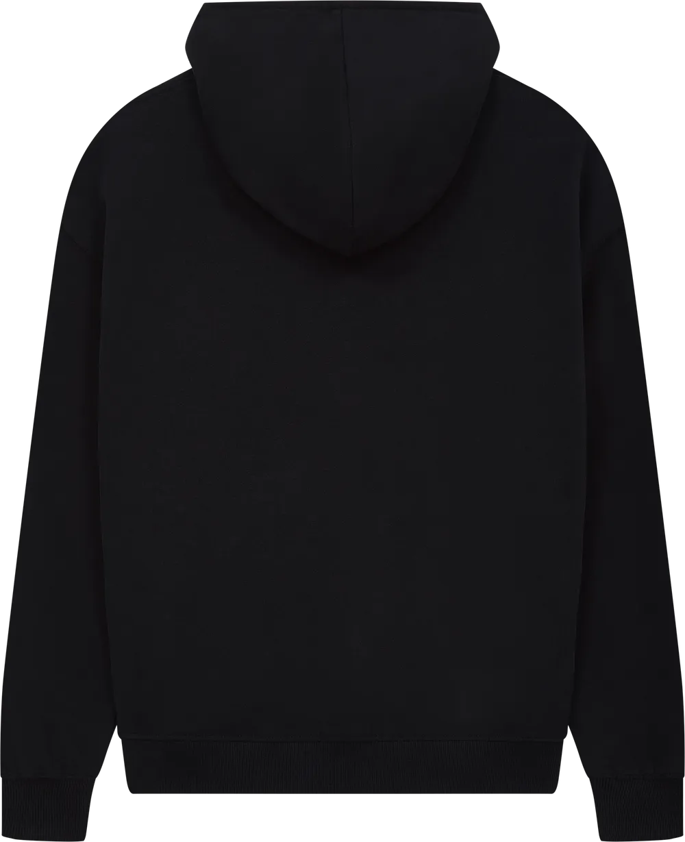 EP314-SUBL1 - Women's Half Zip Hoodie - Sueded Black