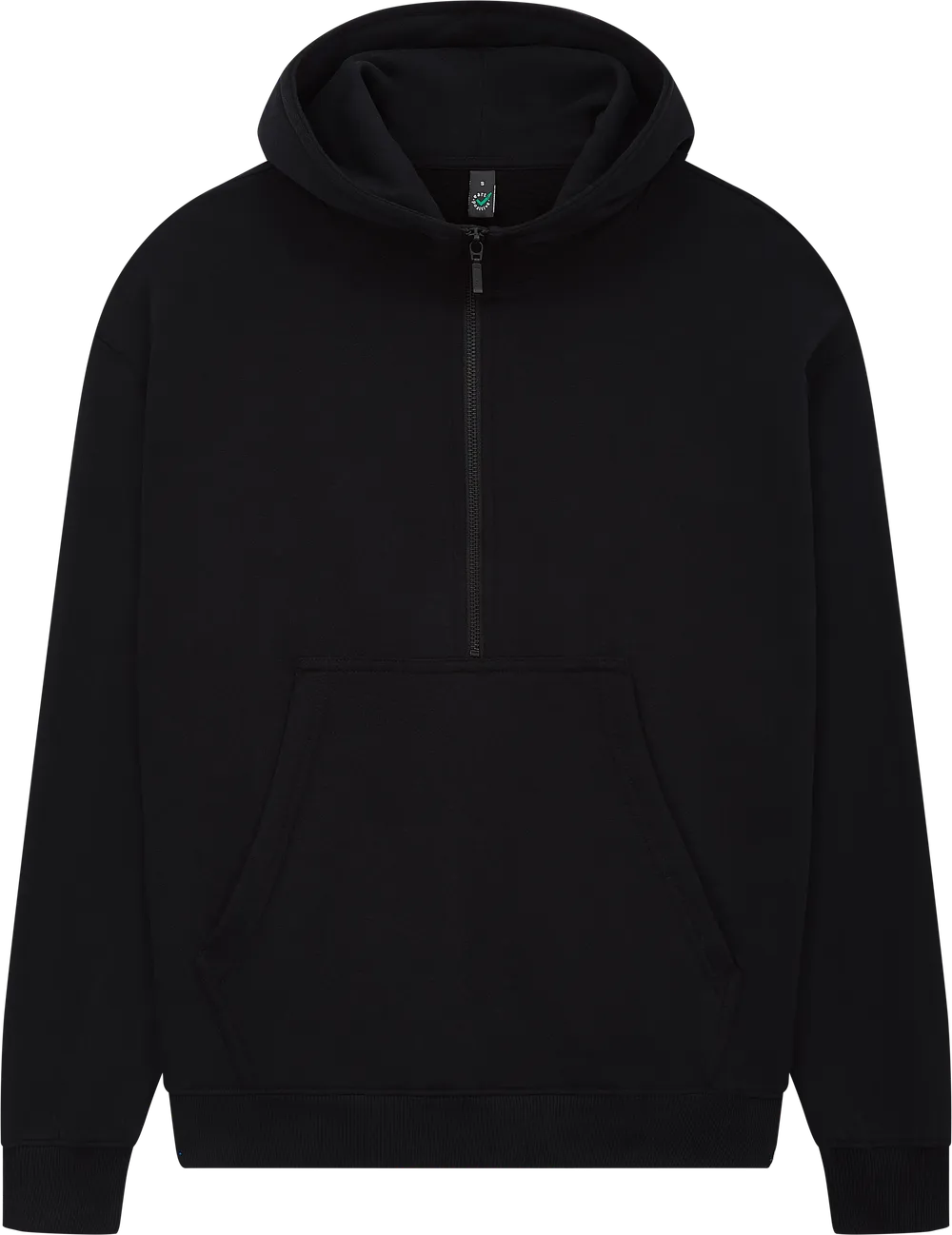 EP314-SUBL2 - Women's Half Zip Hoodie - Sueded Black