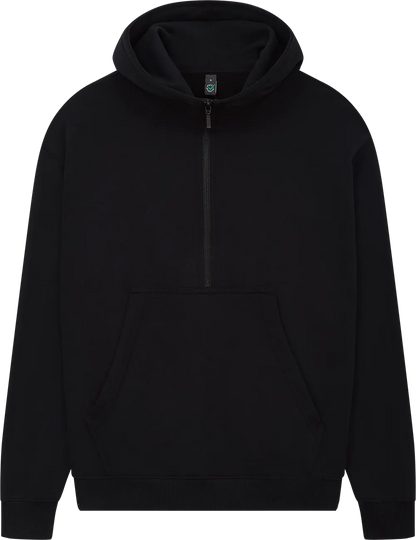 EP314-SUBL3 - Women's Half Zip Hoodie - Sueded Black