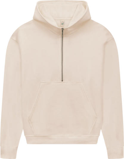 EP314-SUFA4 - Women's Half Zip Hoodie - Sueded Fawn