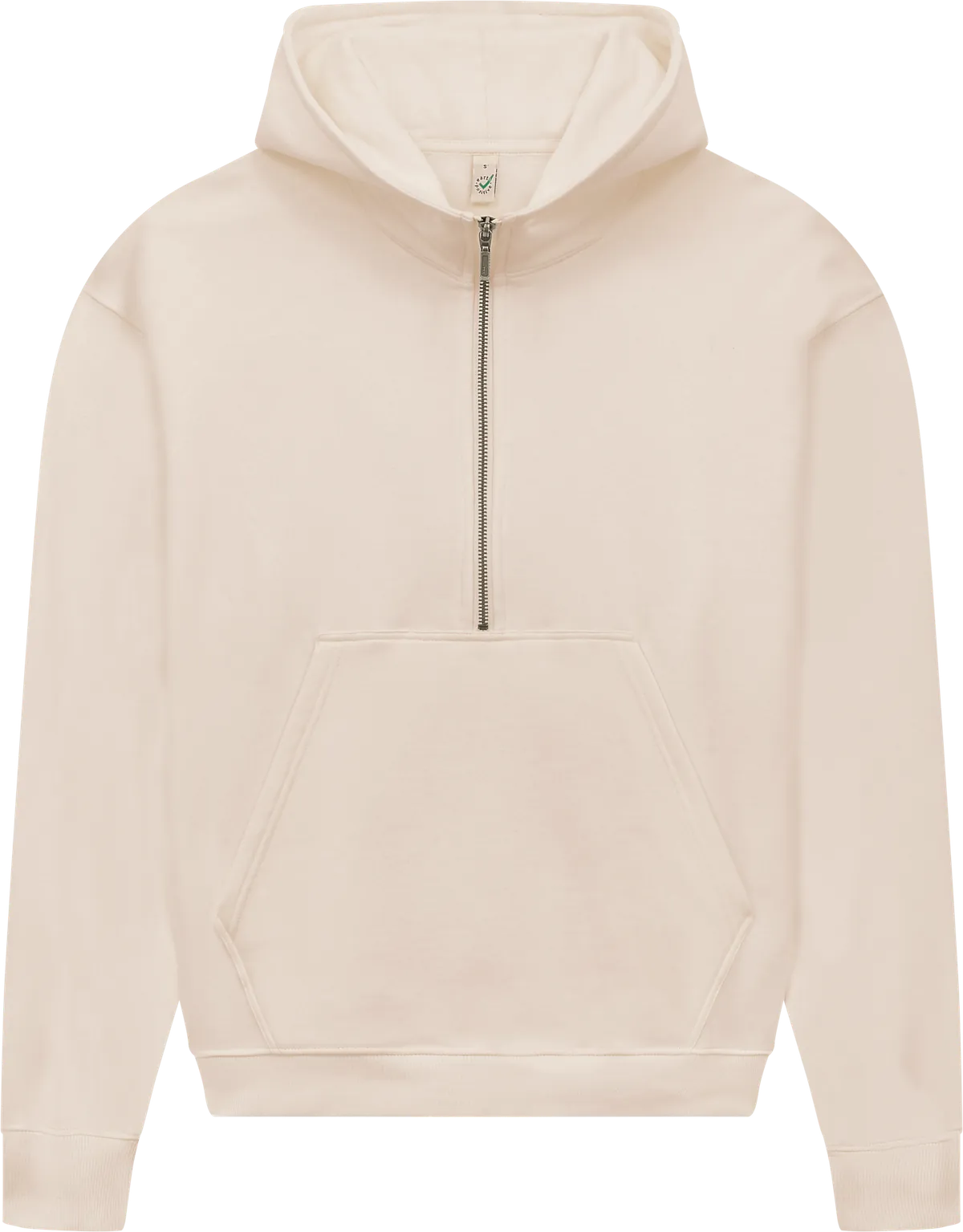 EP314-SUFA3 - Earth Positive® Women's Half Zip Hoodie - Sueded Fawn