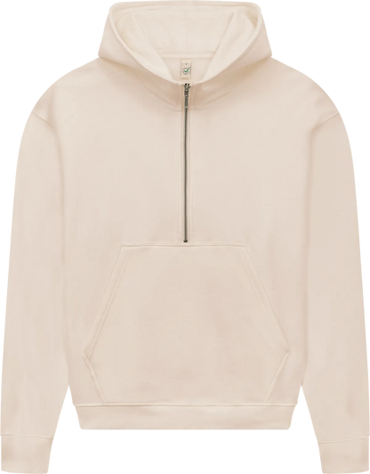 EP314-SUFA3 - Earth Positive® Women's Half Zip Hoodie - Sueded Fawn