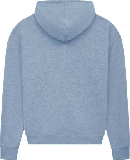 EP314-SULBHE1 - Women's Half Zip Hoodie - Sueded Light Blue Heather
