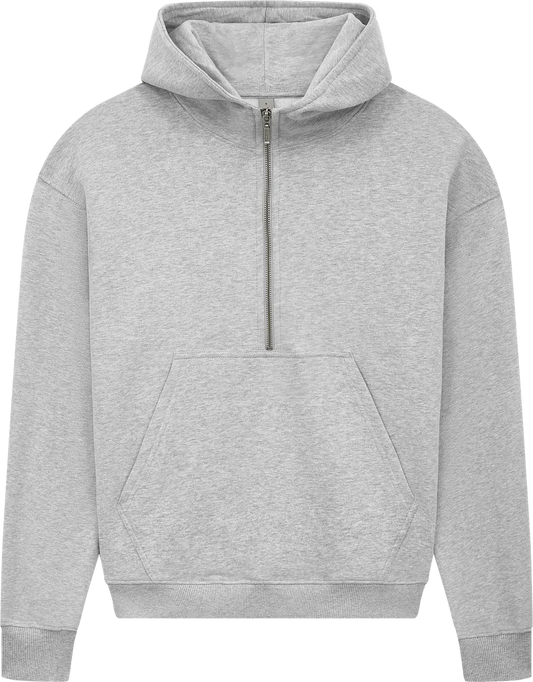 EP314-SULHE2 - Women's Half Zip Hoodie - Sueded Light Heather