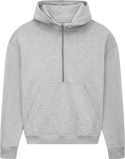 EP314-SULHE4 - Earth Positive® Women's Half Zip Hoodie - Sueded Light Heather