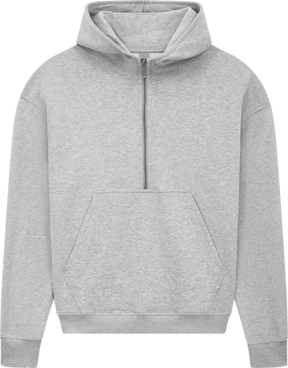 EP314-SULHE2 - Women's Half Zip Hoodie - Sueded Light Heather