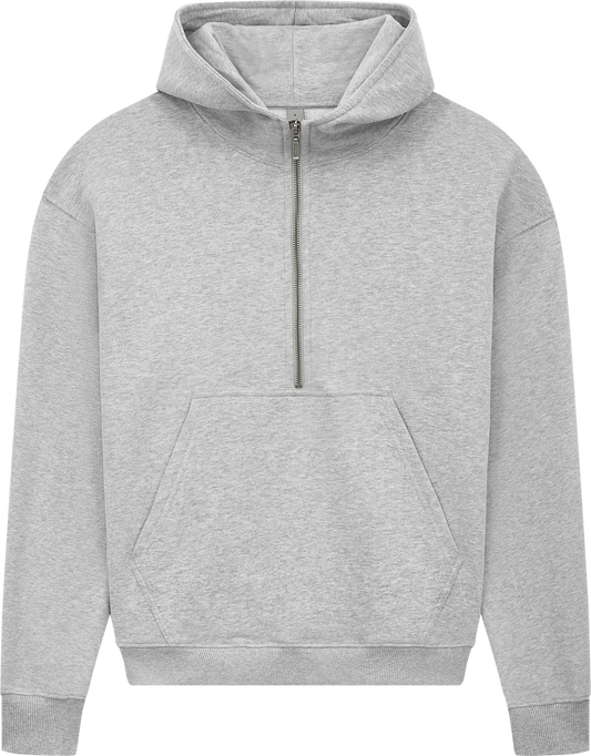 EP314-SULHE0 - Earth Positive® Women's Half Zip Hoodie - Sueded Light Heather