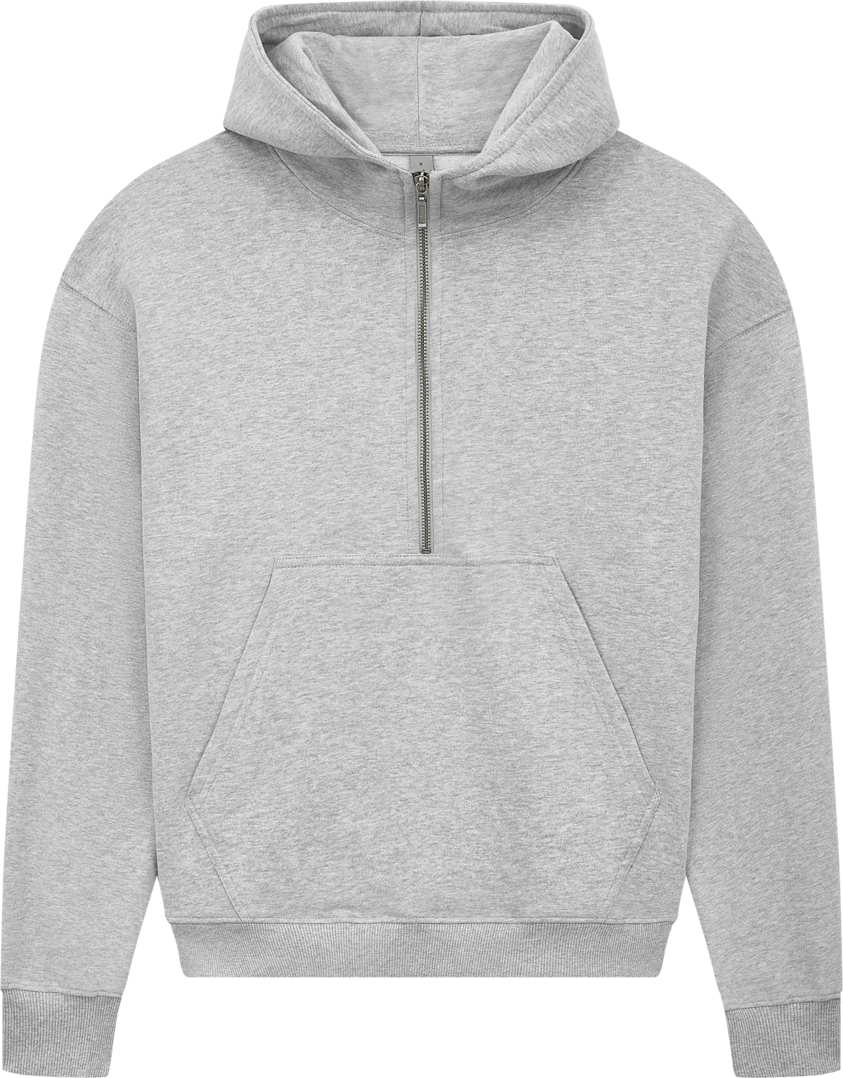 EP314-SULHE2 - Earth Positive® Women's Half Zip Hoodie - Sueded Light Heather